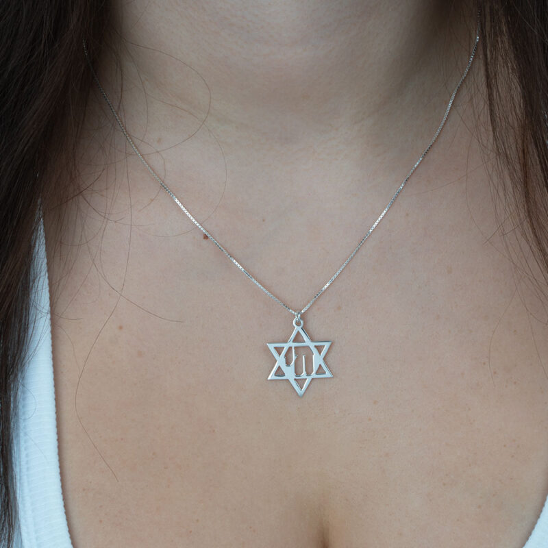 Star of David and Chai Necklace
