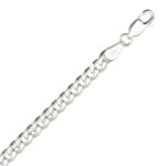 Hollow Custom Hebrew Name Necklace