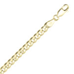 Hollow Custom Hebrew Name Necklace