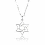Large Star of David Necklace — Statement Magen David Pendant