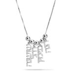 Personalized Hebrew Name Necklace — Mother's Gift Israeli Jewelry