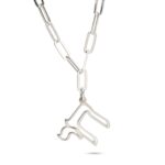 Sterling Silver Chai Necklace — Israeli Judaica, Support Israel Gift