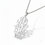 Shema Israel Necklace — Sterling Silver & 24K Gold Hebrew Pendant