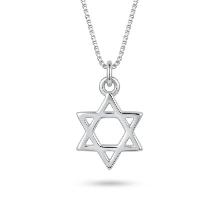 Mini Star of David Pendant Necklace — Petite Magen David Jewelry