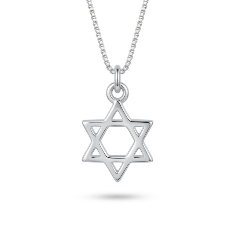 Mini Star of David Pendant Necklace — Petite Magen David Jewelry