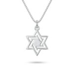 Tiny Star of David Necklace — Sterling Silver / 24K Gold / Rose Gold Judaica Jewelry