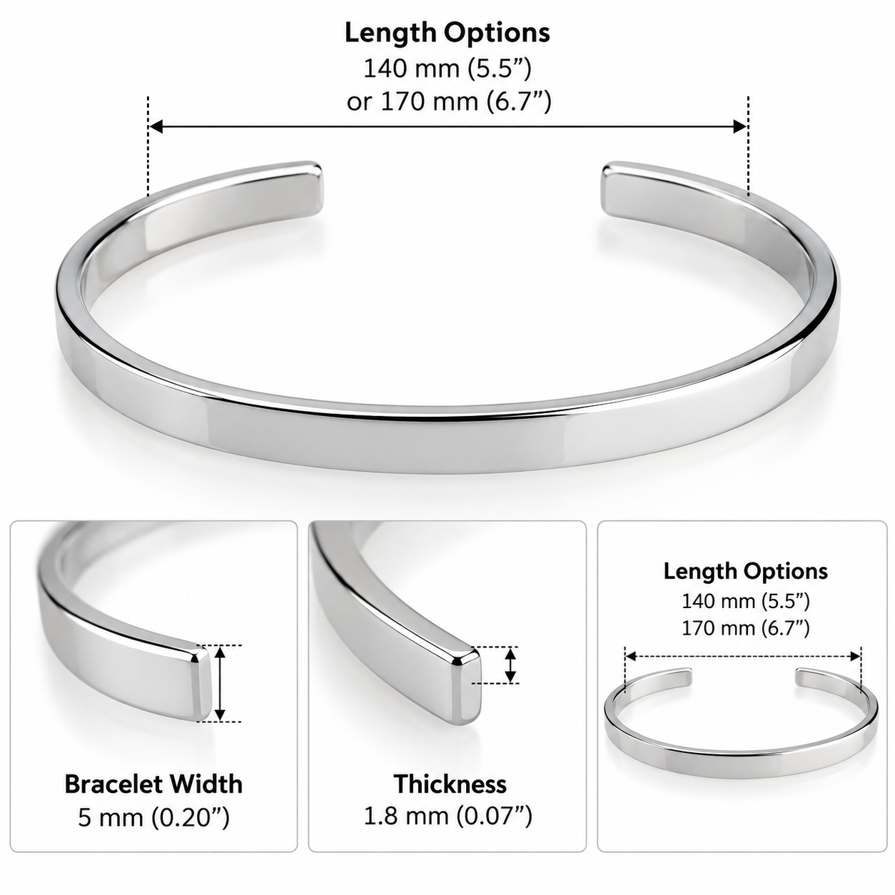 Engraved Cuff Bracelet with Hidden Message, Thoughtful Gift for Her Engraved Cuff Bracelet with Hidden Message, Thoughtful Gift for Her