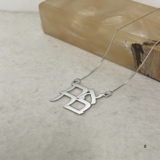 Stacked Ahava Necklace, Hebrew Love Pendant in Sterling Silver, Gold or Rose Plated Stacked Ahava Necklace, Hebrew Love Pendant in Sterling Silver, Gold or Rose Plated