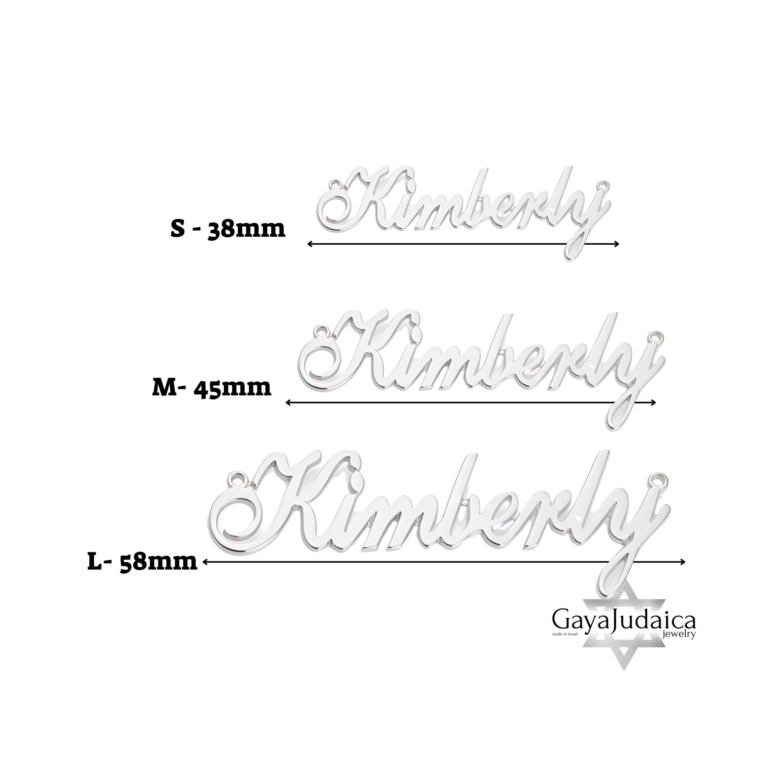 Custom Name Necklace on Paperclip Chain — Personalized Pendant Custom Name Necklace on Paperclip Chain — Personalized Pendant