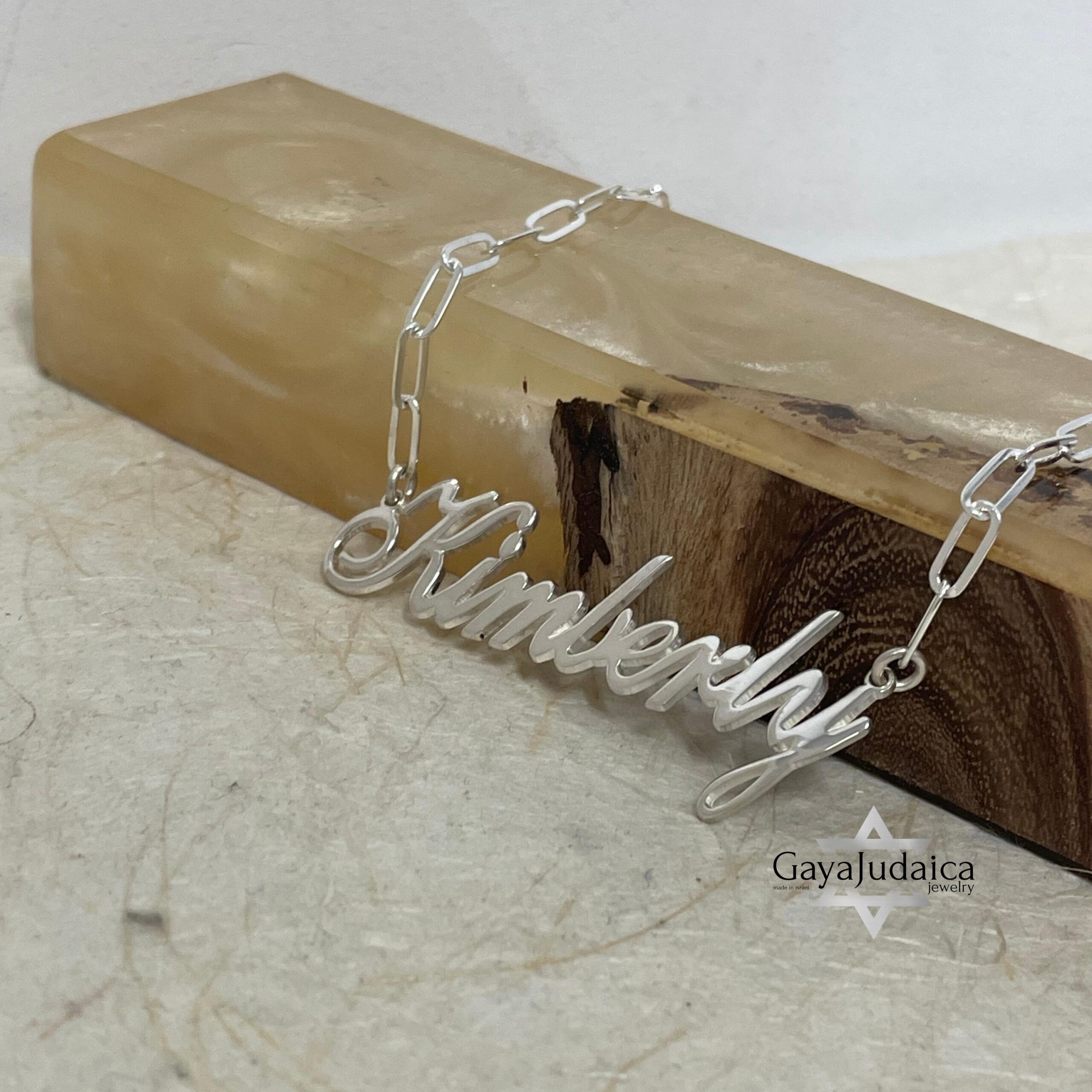 Custom Name Necklace on Paperclip Chain — Personalized Pendant Custom Name Necklace on Paperclip Chain — Personalized Pendant