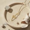 14K Gold Israel Map Necklace with Star of David — three finishes side by side, handmade in Israel