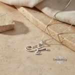 Custom Letter Pendant Necklace — Initial Israeli Jewelry
