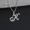 Custom Letter Pendant Necklace — view 5