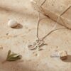 Custom Letter Pendant Necklace — view 7