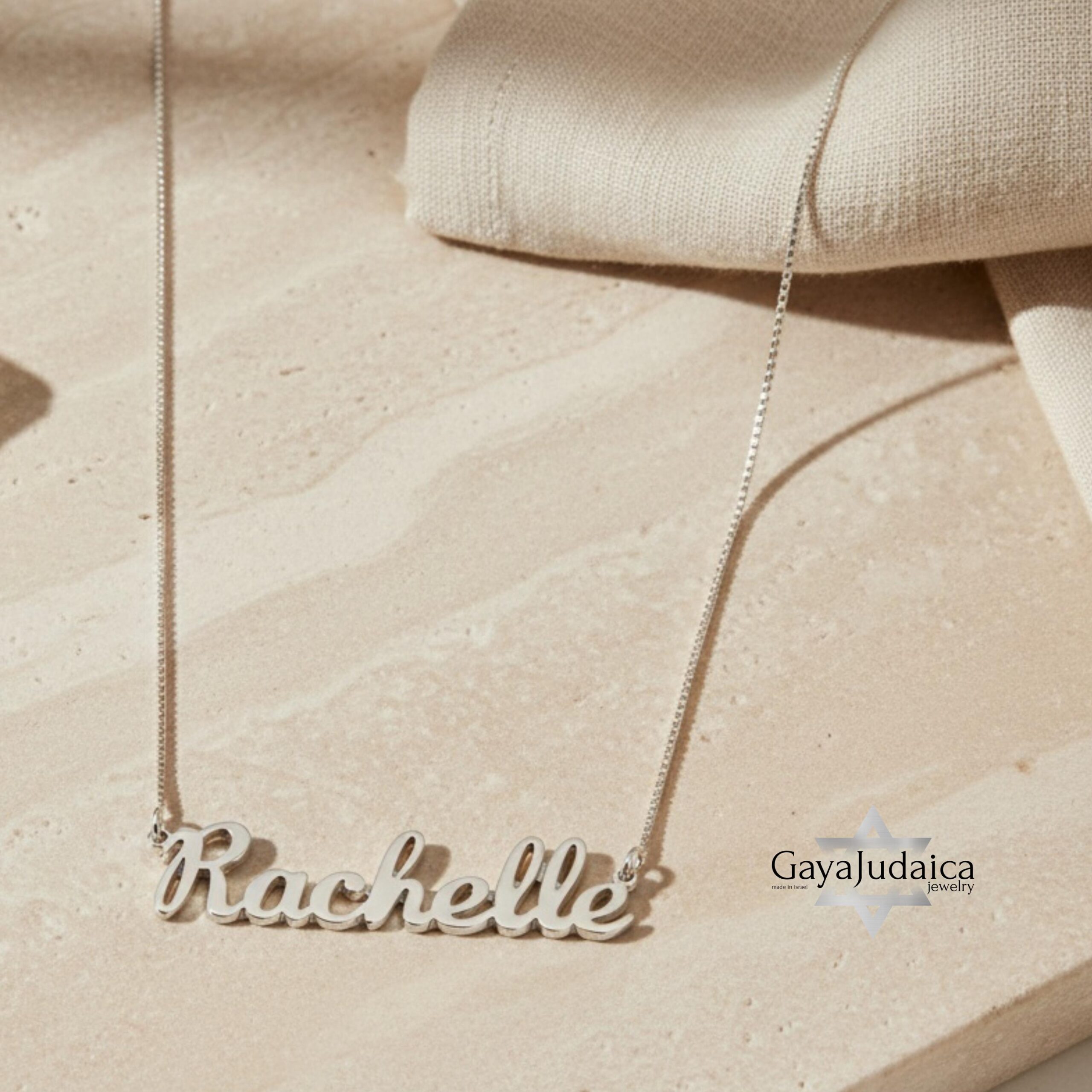 Custom Name Necklace from Israel — Personalized Pendant Custom Name Necklace from Israel — Personalized Pendant