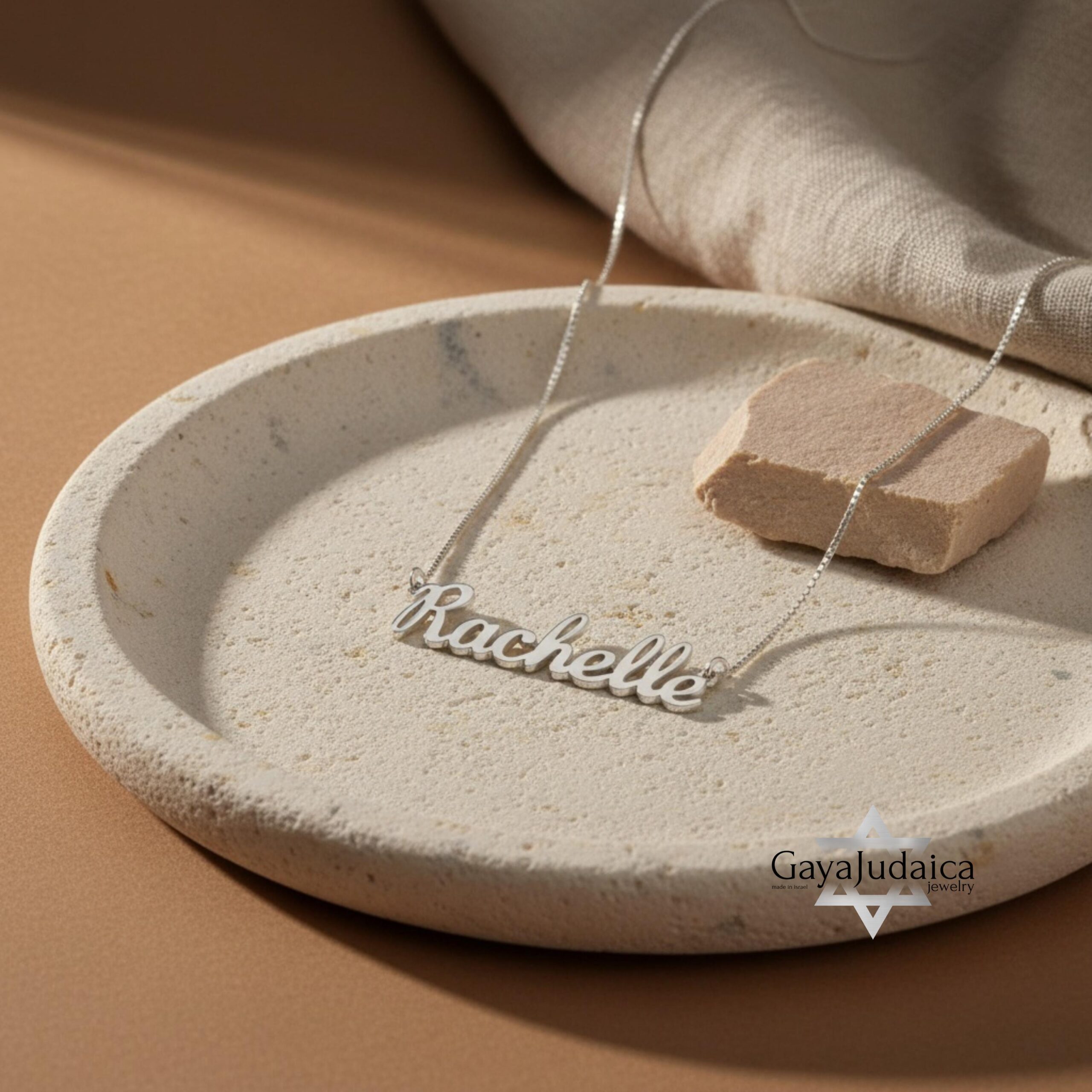 Custom Name Necklace from Israel — Personalized Pendant Custom Name Necklace from Israel — Personalized Pendant