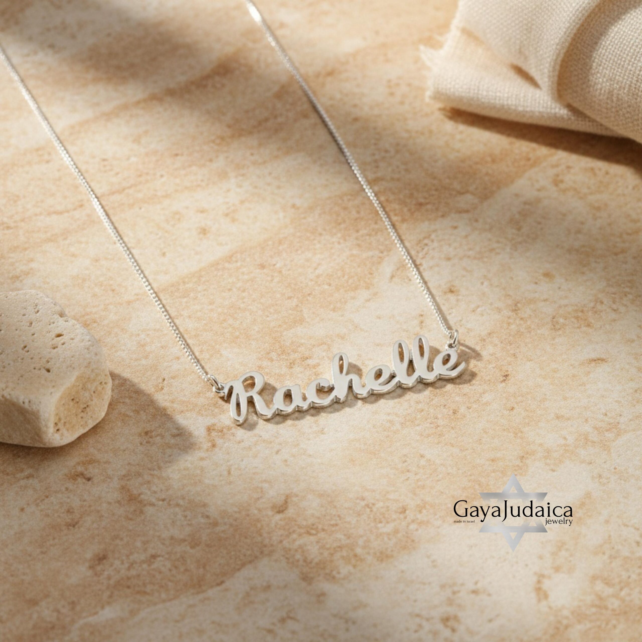 Custom Name Necklace from Israel — Personalized Pendant Custom Name Necklace from Israel — Personalized Pendant