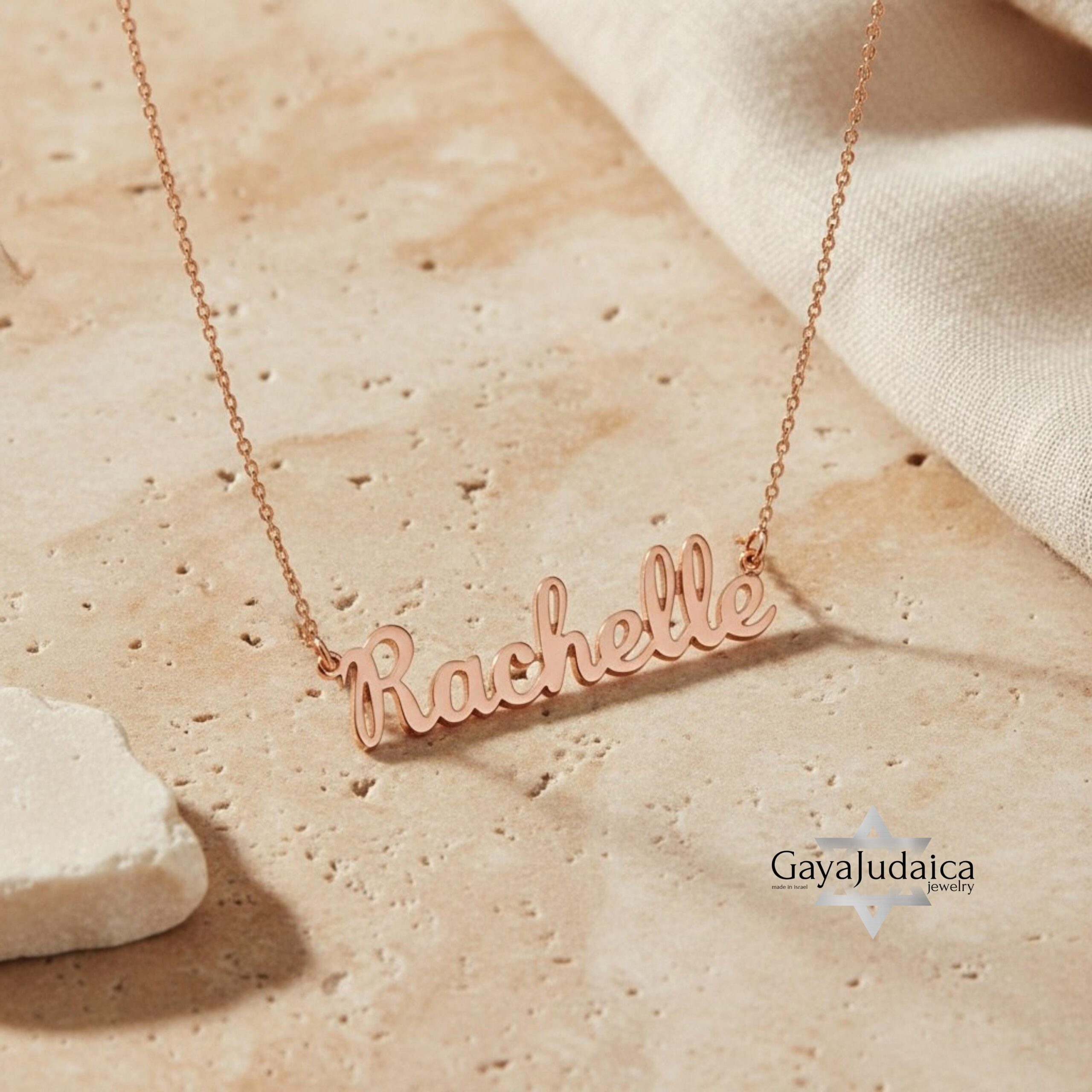 Custom Name Necklace from Israel — Personalized Pendant Custom Name Necklace from Israel — Personalized Pendant