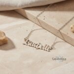 Old English Name Necklace — Personalized Israeli Jewelry
