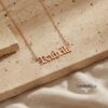 Old English Name Necklace — view 7