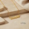 Old English Name Necklace — view 11