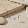 Custom Name Paperclip Chain Necklace — view 1