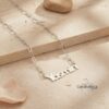Custom Name Paperclip Chain Necklace — view 7