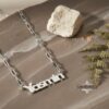 Custom Name Paperclip Chain Necklace — view 8
