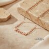 Custom Name Paperclip Chain Necklace — view 10