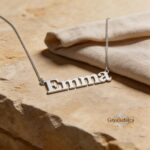 Custom English Name Necklace — Personalized Sterling Silver Pendant