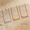 Custom English Name Necklace — view 6