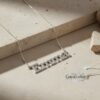 Custom English Name Necklace — view 14