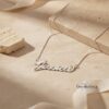 Personalized Crown Name Necklace — view 7