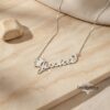 Personalized Crown Name Necklace — view 8
