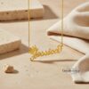 Personalized Crown Name Necklace — view 11