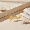 Personalized Crown Name Necklace — view 12