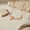 Personalized Crown Name Necklace — view 14