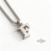 Personalized Hebrew Initial Necklace — view 5