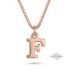 Personalized Hebrew Initial Necklace — view 6