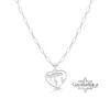 Chai Heart Pendant Necklace — view 2