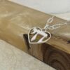 Chai Heart Pendant Necklace — view 5