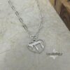 Chai Heart Pendant Necklace — view 12
