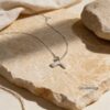 Personalized Hebrew Letter Pendant — Sterling Silver — view 13