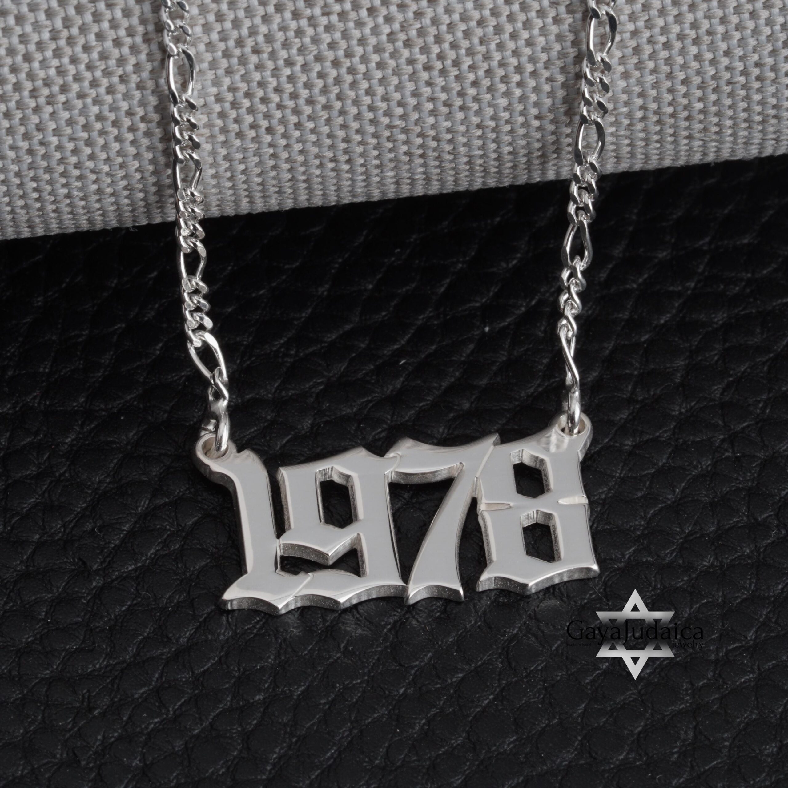 Custom Number Necklace — Personalized Israeli Jewelry Custom Number Necklace — Personalized Israeli Jewelry