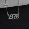 Custom Number Necklace — view 4