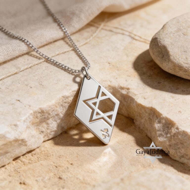 Personalized Star of David Necklace — view 1