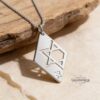 Personalized Star of David Necklace — view 6