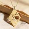 Personalized Star of David Necklace — view 7