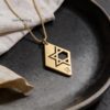 Personalized Star of David Necklace — view 9