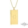 Israel Flag Necklace with Star of David — view 3